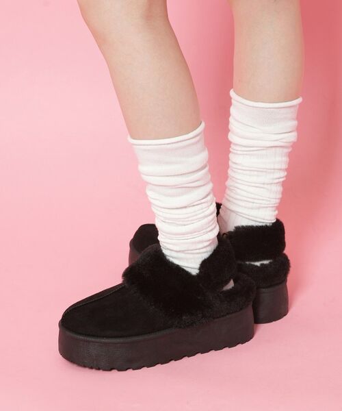 ESPERANZA / エスペランサ サンダル | フェイクムートンサボ ベルト取り外し可 | 詳細2