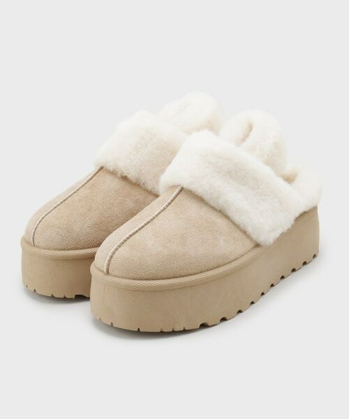 ESPERANZA / エスペランサ サンダル | フェイクムートンサボ ベルト取り外し可 | 詳細8