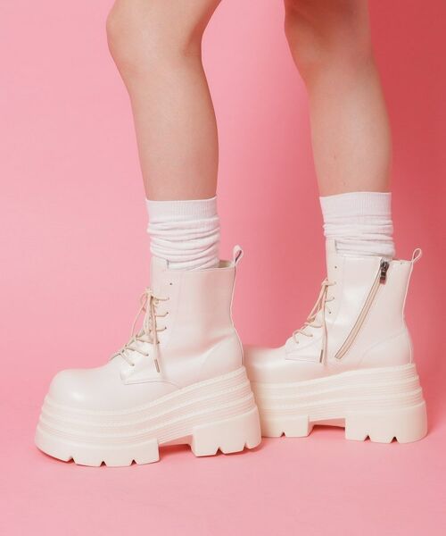 ESPERANZA / エスペランサ ブーツ（ショート丈） | 厚底レースアップ | 詳細1