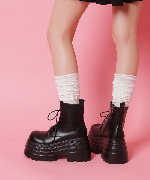ESPERANZA / エスペランサ ブーツ（ショート丈） | 厚底レースアップ | 詳細4