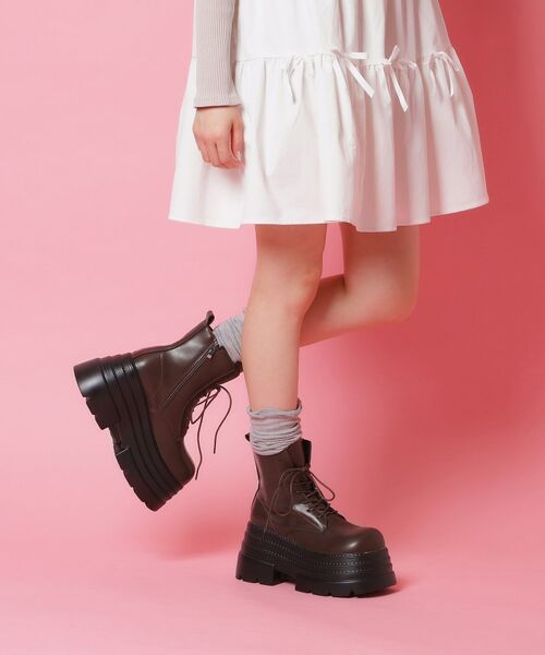 ESPERANZA / エスペランサ ブーツ（ショート丈） | 厚底レースアップ | 詳細7