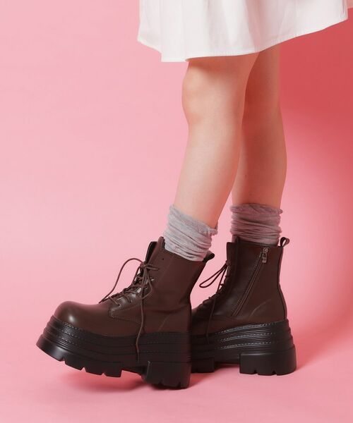 ESPERANZA / エスペランサ ブーツ（ショート丈） | 厚底レースアップ | 詳細8