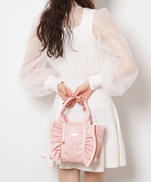 ESPERANZA / エスペランサ トートバッグ | フリル2WAYトート（ピンク(072)）