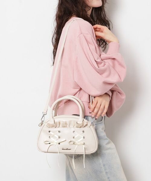 ESPERANZA / エスペランサ ボストンバッグ | リボン使い2WAYショルダー | 詳細1