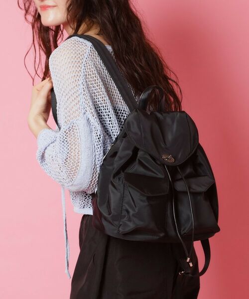 ESPERANZA / エスペランサ リュック・バックパック | ナイロンカジュアルリュック（ブラック(019)）