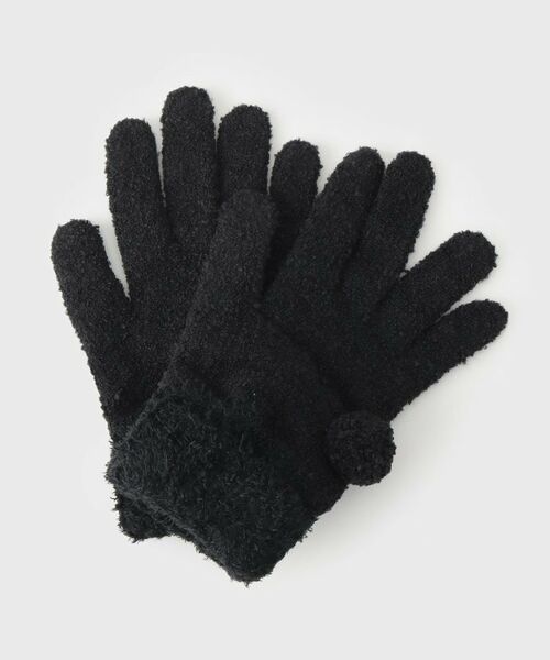 ESPERANZA / エスペランサ 手袋 | ボンボン付き手袋（ブラック(019)）