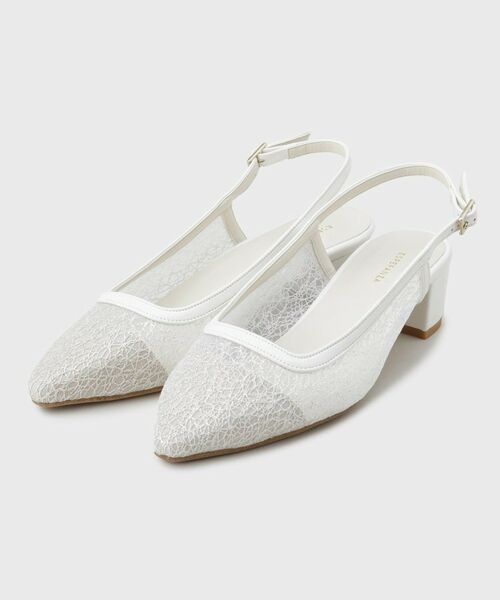 ESPERANZA / エスペランサ パンプス | ラメチュールバックストラップパンプス | 詳細10