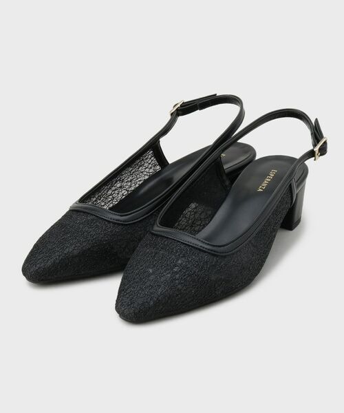 ESPERANZA / エスペランサ パンプス | ラメチュールバックストラップパンプス | 詳細11