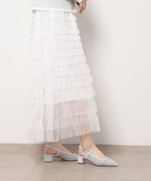 ESPERANZA / エスペランサ パンプス | ラメチュールバックストラップパンプス | 詳細8