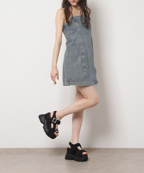 ESPERANZA / エスペランサ サンダル | ツイードWビジュースニーカーソールサンダル | 詳細6