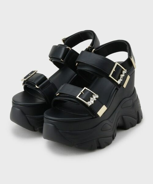 ESPERANZA / エスペランサ サンダル | ビジューベルトスニーカーソールスポサン | 詳細11