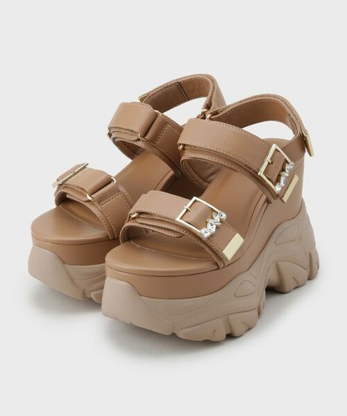 ESPERANZA / エスペランサ サンダル | ビジューベルトスニーカーソールスポサン | 詳細12