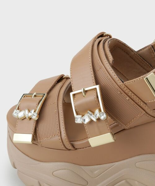 ESPERANZA / エスペランサ サンダル | ビジューベルトスニーカーソールスポサン | 詳細20