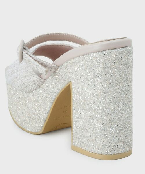 ESPERANZA / エスペランサ サンダル | 【ラク盛り／サンダル】 リピーター続出／脚長美脚 グリッターソールツイードミュール | 詳細21