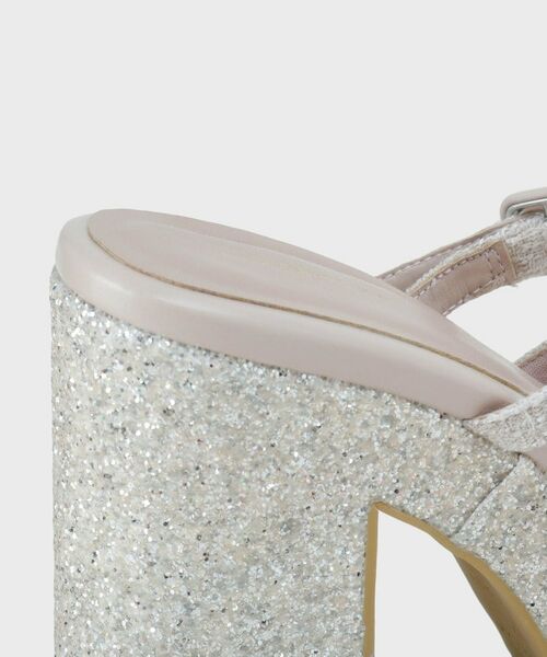 ESPERANZA / エスペランサ サンダル | 【ラク盛り／サンダル】 リピーター続出／脚長美脚 グリッターソールツイードミュール | 詳細22