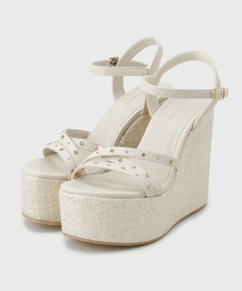 ESPERANZA / エスペランサ サンダル | ビジュースタッズウェッジサンダル | 詳細15