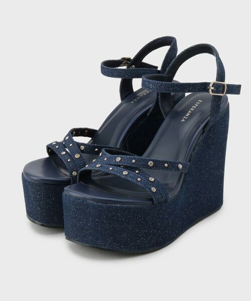ESPERANZA / エスペランサ サンダル | ビジュースタッズウェッジサンダル | 詳細16