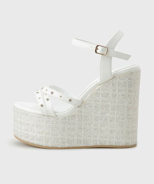 ESPERANZA / エスペランサ サンダル | ビジュースタッズウェッジサンダル | 詳細17