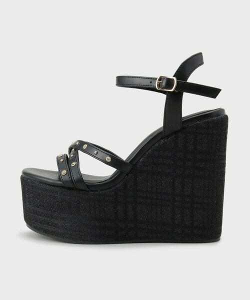 ESPERANZA / エスペランサ サンダル | ビジュースタッズウェッジサンダル | 詳細18