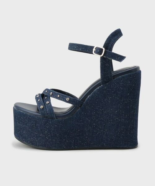 ESPERANZA / エスペランサ サンダル | ビジュースタッズウェッジサンダル | 詳細20