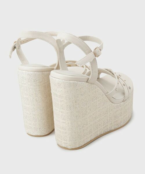 ESPERANZA / エスペランサ サンダル | ビジュースタッズウェッジサンダル | 詳細21