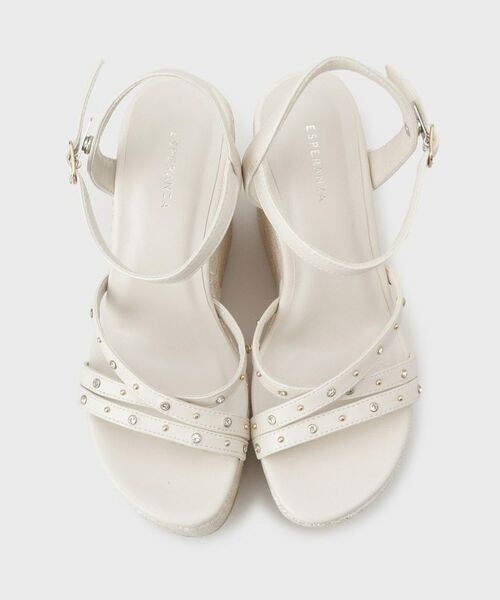 ESPERANZA / エスペランサ サンダル | ビジュースタッズウェッジサンダル | 詳細22