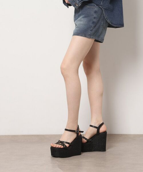 ESPERANZA / エスペランサ サンダル | ビジュースタッズウェッジサンダル | 詳細5