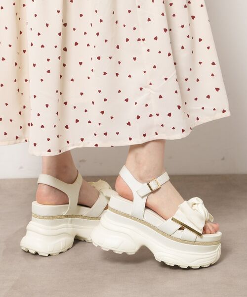 ESPERANZA / エスペランサ サンダル | グリッターラインリボンスポサン | 詳細1