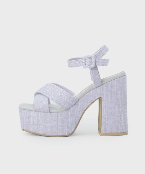 ESPERANZA / エスペランサ サンダル | 【ラク盛り／サンダル】 リピーター続出／脚長美脚 ツイードサンダル | 詳細15