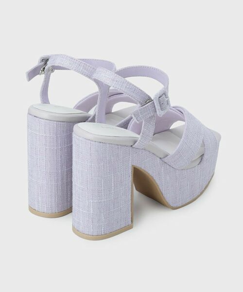 ESPERANZA / エスペランサ サンダル | 【ラク盛り／サンダル】 リピーター続出／脚長美脚 ツイードサンダル | 詳細16