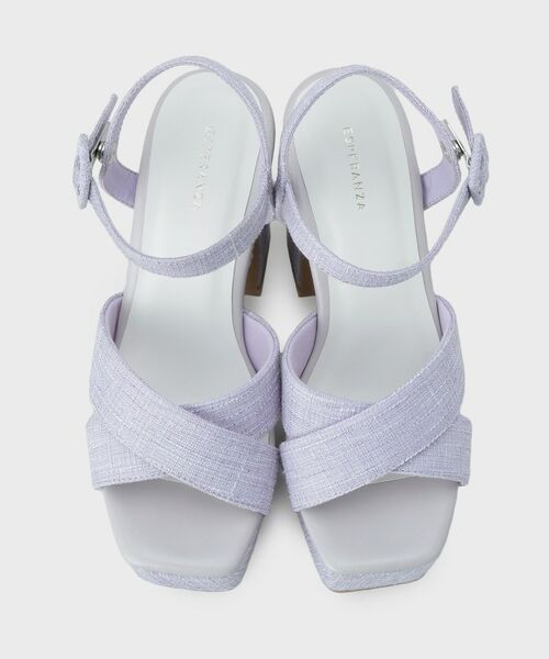 ESPERANZA / エスペランサ サンダル | 【ラク盛り／サンダル】 リピーター続出／脚長美脚 ツイードサンダル | 詳細17