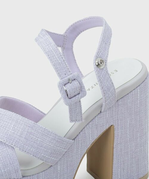 ESPERANZA / エスペランサ サンダル | 【ラク盛り／サンダル】 リピーター続出／脚長美脚 ツイードサンダル | 詳細21
