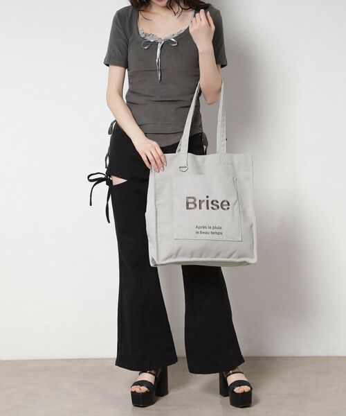 ESPERANZA / エスペランサ トートバッグ | ポケットスクエアロゴトート | 詳細6