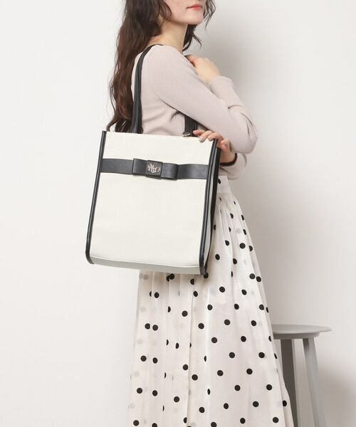 ESPERANZA / エスペランサ トートバッグ | 【新生活・新学期】フロントプレート使い縦型トート | 詳細1