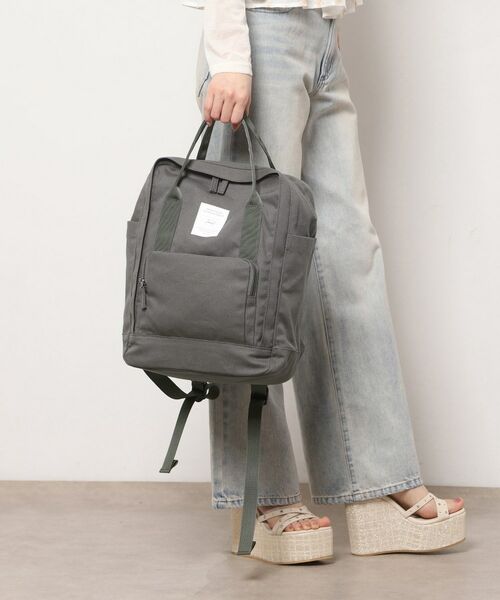 ESPERANZA / エスペランサ リュック・バックパック | スクエアコットンリュック（ライトグレー(011)）