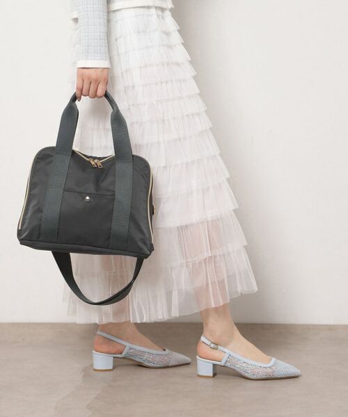 ESPERANZA / エスペランサ ショルダーバッグ | がばっと開くミニボストン（グレー(012)）