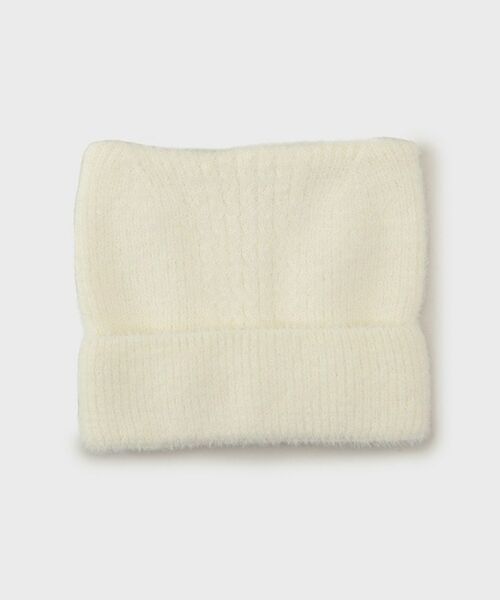 ESPERANZA / エスペランサ ニットキャップ | ネコ耳ケーブルニット帽（アイボリー(004)）