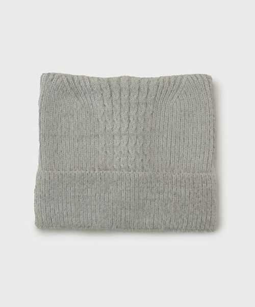 ESPERANZA / エスペランサ ニットキャップ | ネコ耳ケーブルニット帽（グレー(012)）