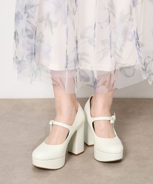 ESPERANZA / エスペランサ パンプス | リボン2WAYストームパンプス（アイボリー(004)）