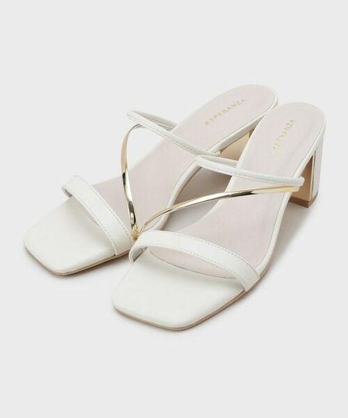 ESPERANZA / エスペランサ サンダル | ゴールドラインミュールサンダル | 詳細10