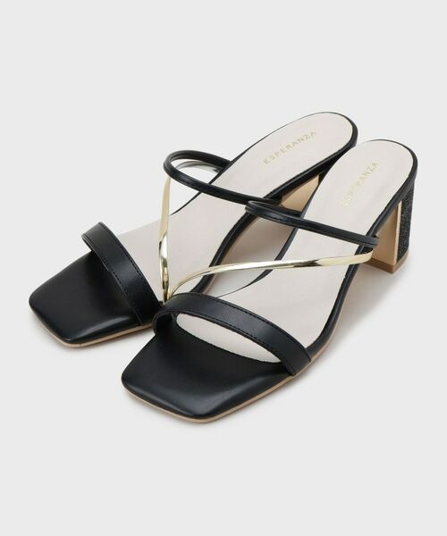 ESPERANZA / エスペランサ サンダル | ゴールドラインミュールサンダル | 詳細11