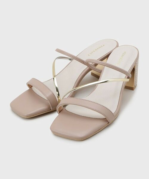 ESPERANZA / エスペランサ サンダル | ゴールドラインミュールサンダル | 詳細12