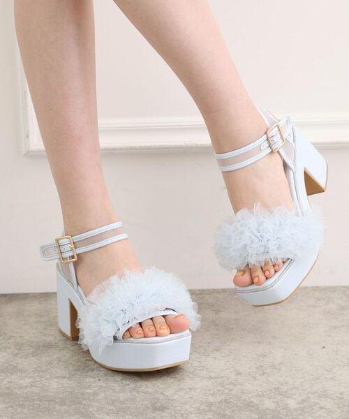 ESPERANZA / エスペランサ サンダル | 2WAYフリルナチュ盛りサンダル | 詳細10