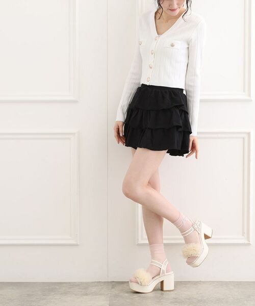 ESPERANZA / エスペランサ サンダル | 2WAYフリルナチュ盛りサンダル | 詳細3