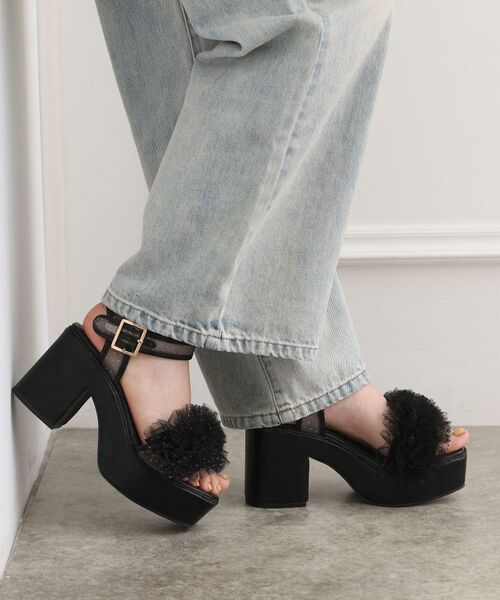 ESPERANZA / エスペランサ サンダル | 2WAYフリルナチュ盛りサンダル | 詳細4