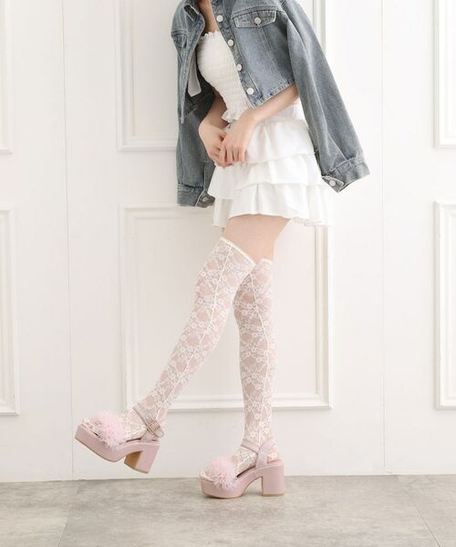 ESPERANZA / エスペランサ サンダル | 2WAYフリルナチュ盛りサンダル | 詳細9