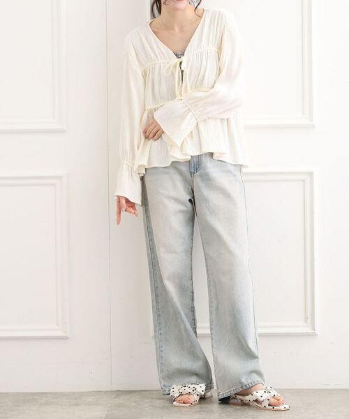 ESPERANZA / エスペランサ サンダル | リボンクリアヒールサンダル | 詳細11