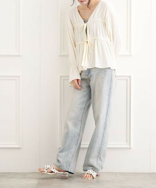 ESPERANZA / エスペランサ サンダル | リボンクリアヒールサンダル | 詳細12