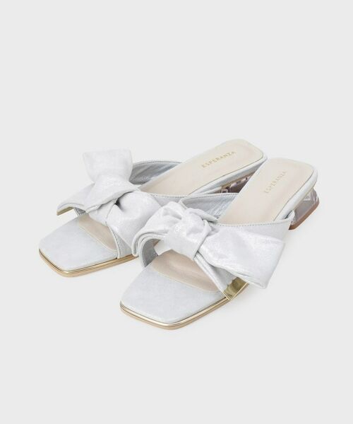 ESPERANZA / エスペランサ サンダル | リボンクリアヒールサンダル | 詳細16