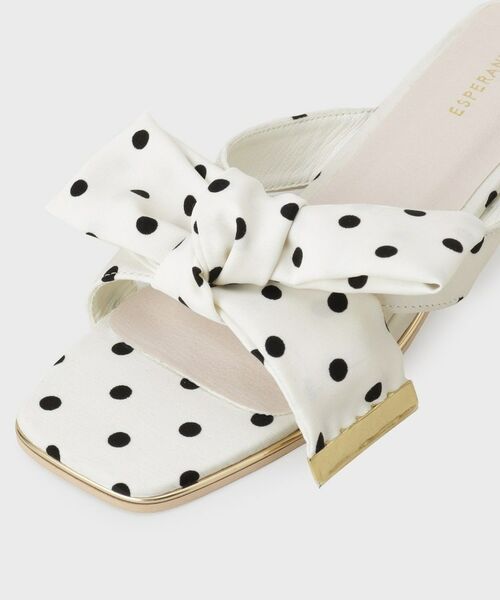 ESPERANZA / エスペランサ サンダル | リボンクリアヒールサンダル | 詳細29
